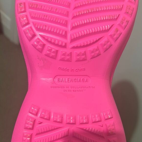 Balenciaga Pink Winter Rain Boots - Picture 4 of 5